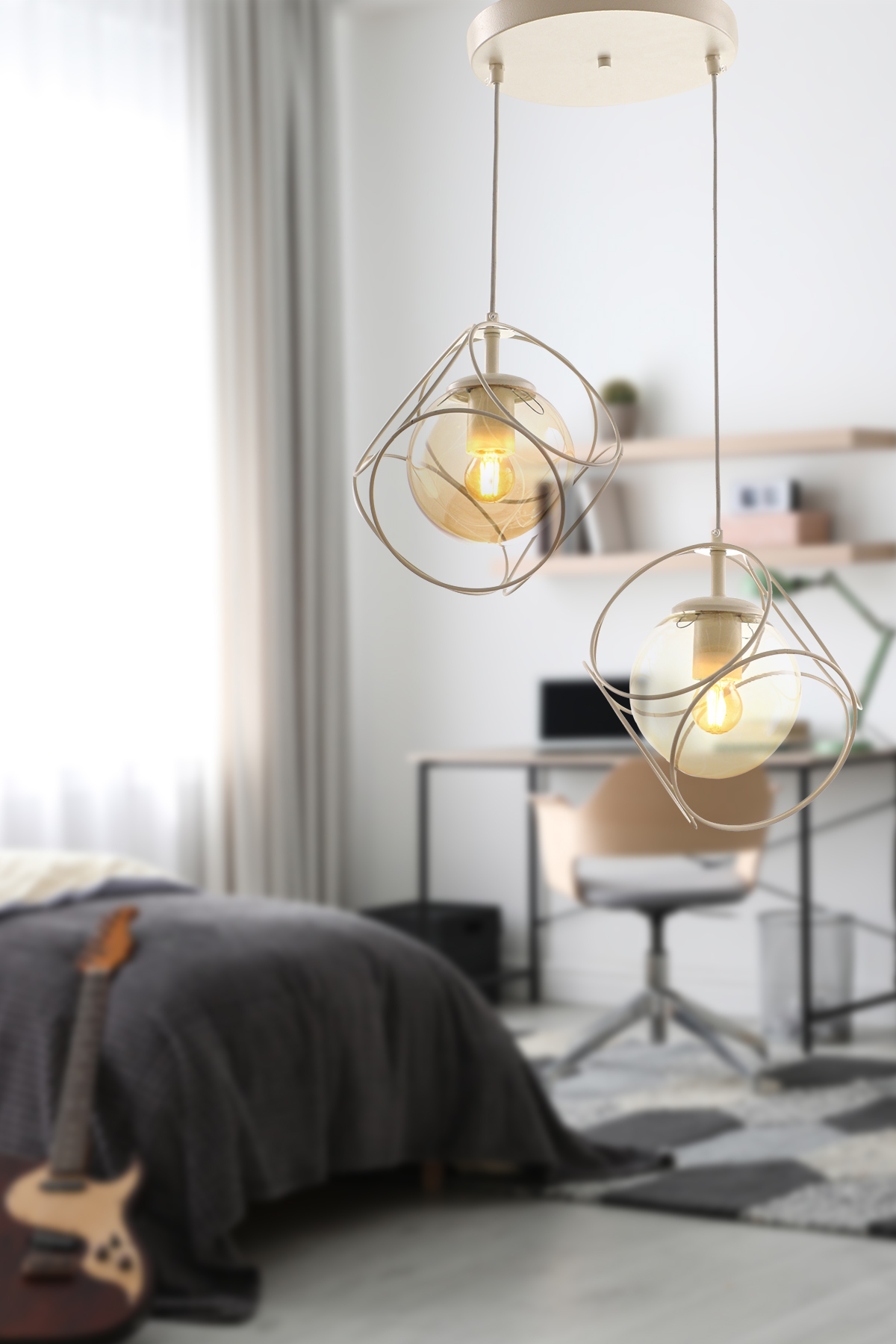 Modern Chandelier White